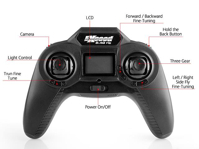 Quadcopter 2.4 GHz Seek met HD camera 13 cm nieuw - Afbeelding 4