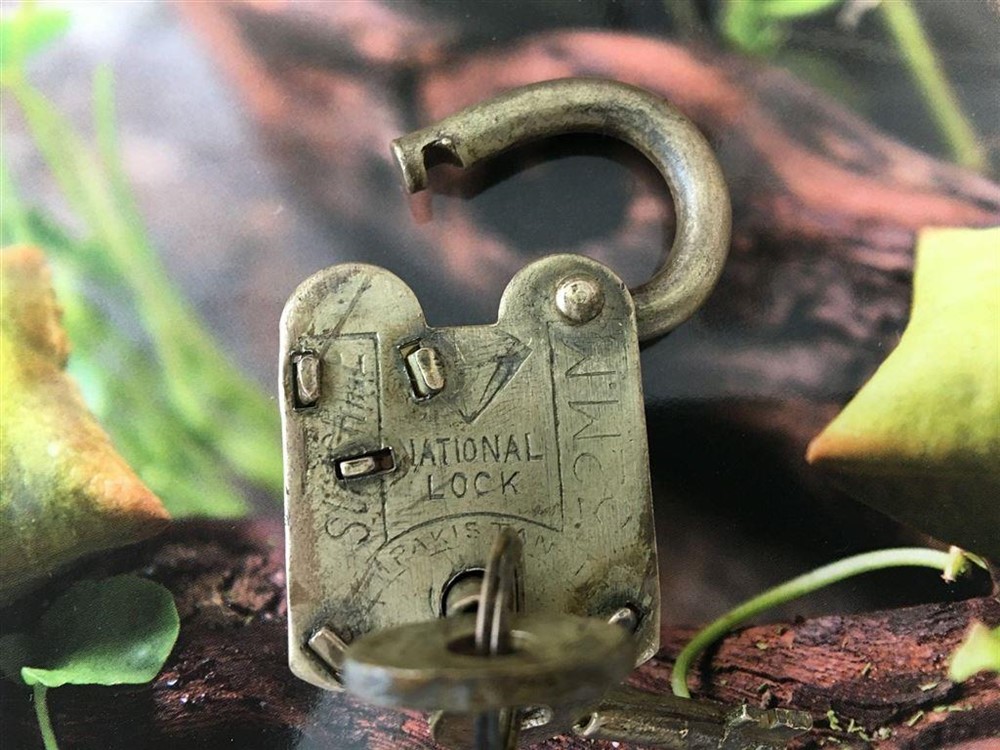 Antiek hangslot - ''National'' 32mm - Afbeelding 4