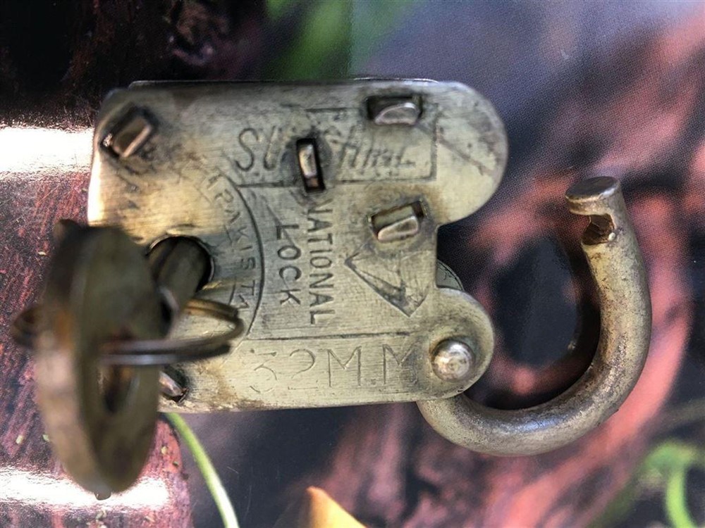 Antiek hangslot - ''National'' 32mm - Afbeelding 5