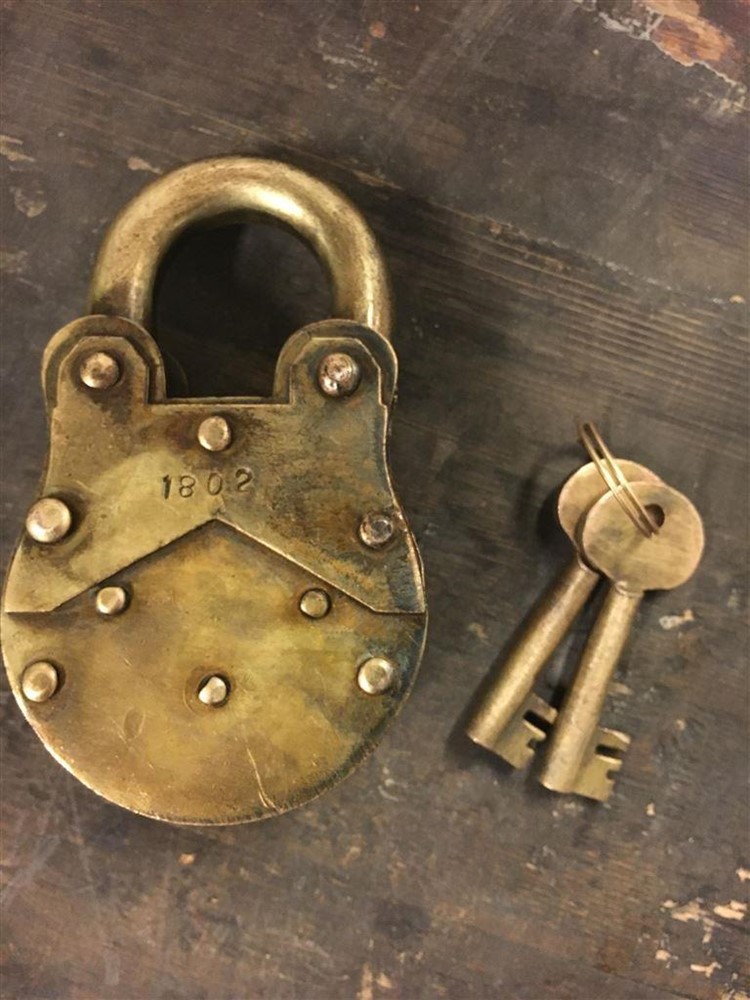 Antiek hangslot - ''Nadeem'' 5 levers - Afbeelding 7