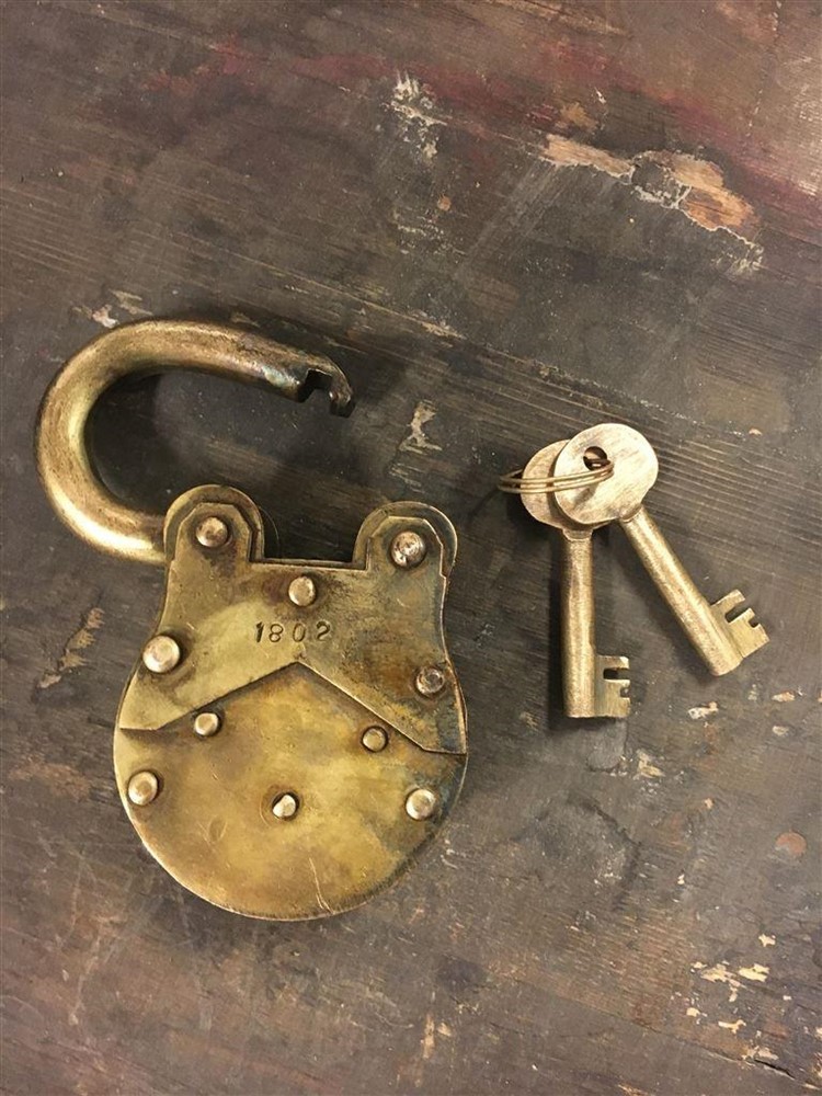 Antiek hangslot - ''Nadeem'' 5 levers - Afbeelding 8