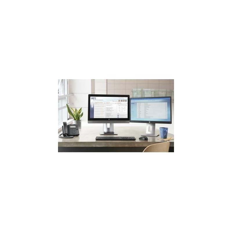 HP EliteDisplay E242, 61 cm (24"), 1920 x 1200 Pixels, Full HD, LED, 7 ms, Zwart, Zilver - Afbeelding 2