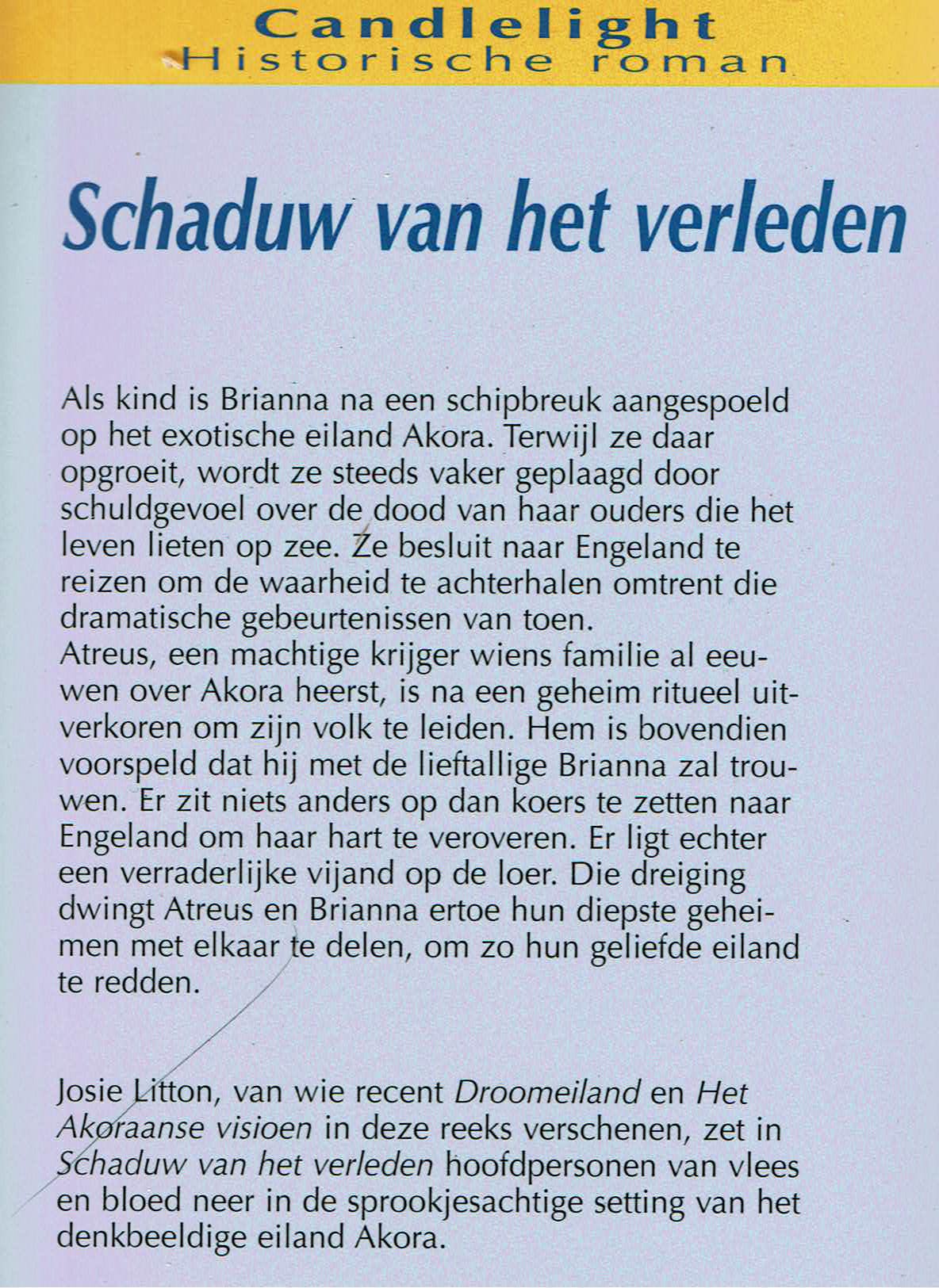 CHR 593 Josie Litton = Schaduw van het verleden - Afbeelding 2