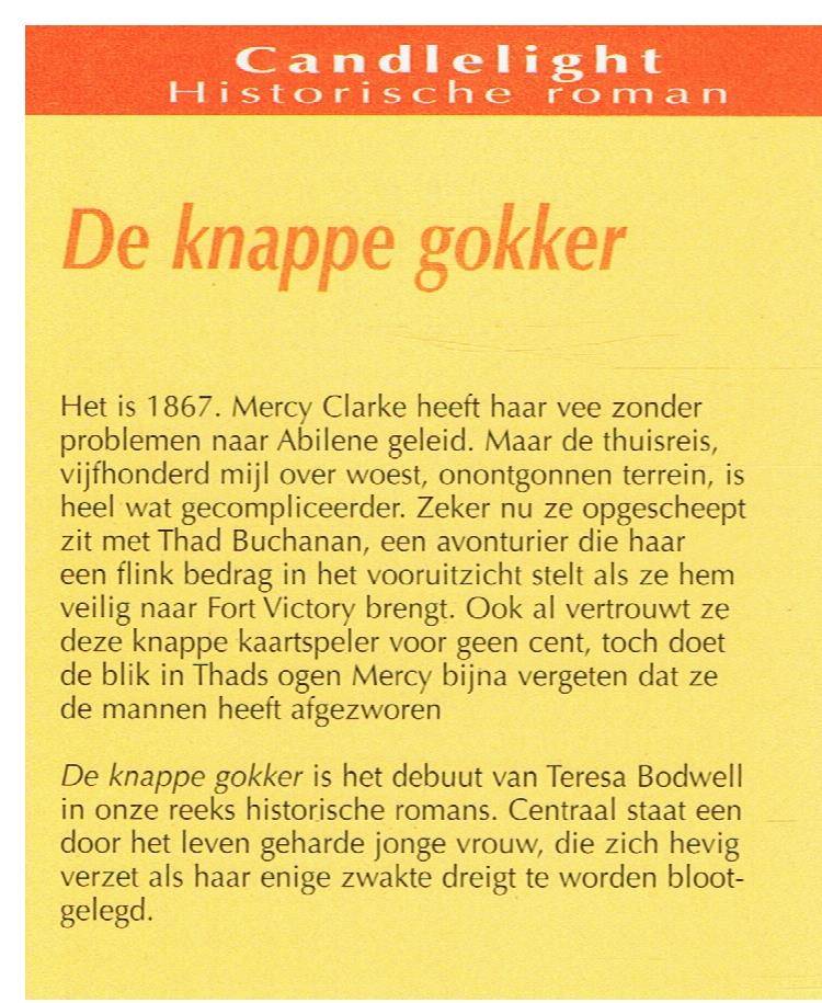 CHR 572 Teresa Bodwell = De knappe gokker - Afbeelding 2