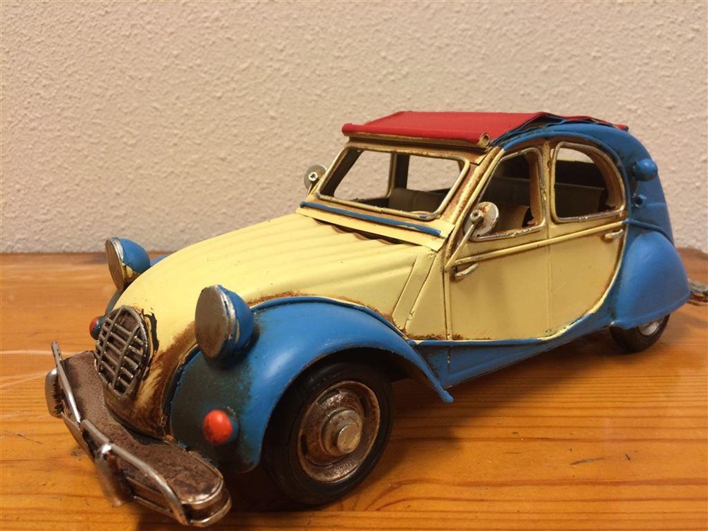 Citroën EEND, handgemaakt van metaal -eend-auto eend - nr. 1