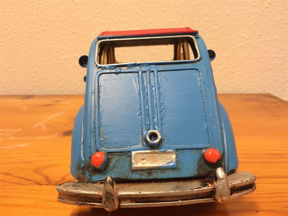 Citroën EEND, handgemaakt van metaal -eend-auto eend - Afbeelding 3