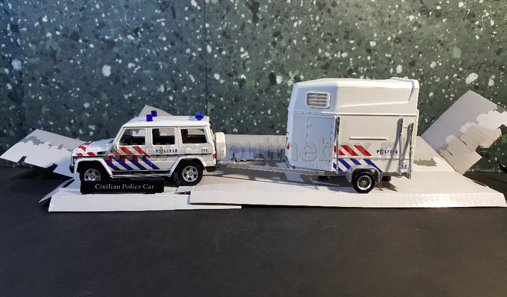 Mercedes G-Class POLITIE 1:43 Cararama - Afbeelding 4