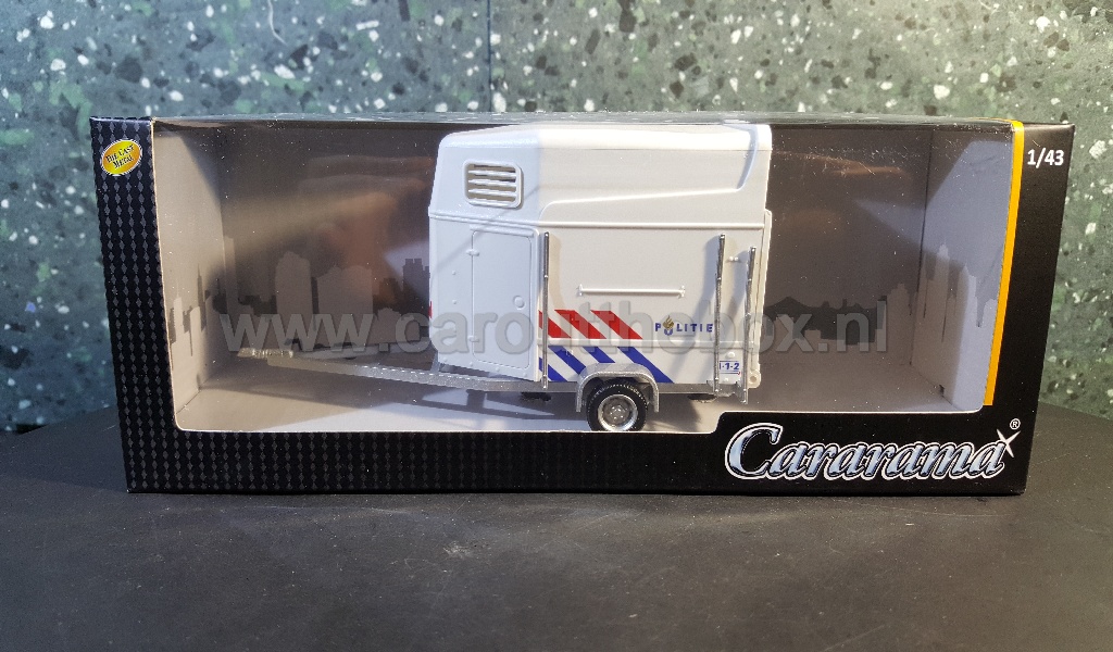 Paarden trailer POLITIE 1:43 Cararama - Afbeelding 5