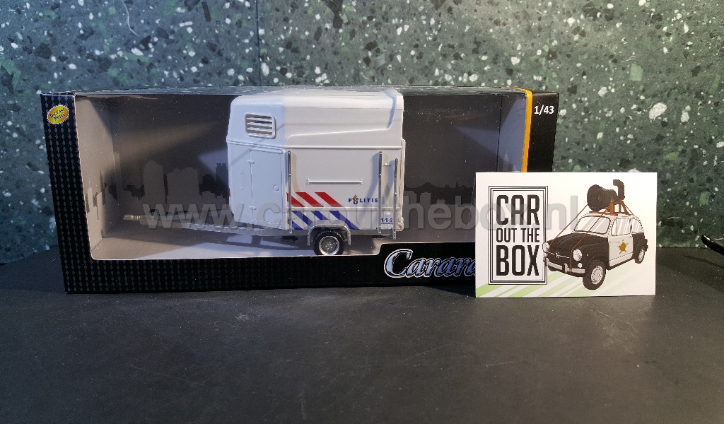 Paarden trailer POLITIE 1:43 Cararama - Afbeelding 6