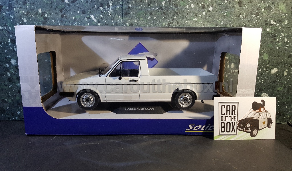 Volkswagen Caddy pick-up wit 1:18 Solido - Afbeelding 5