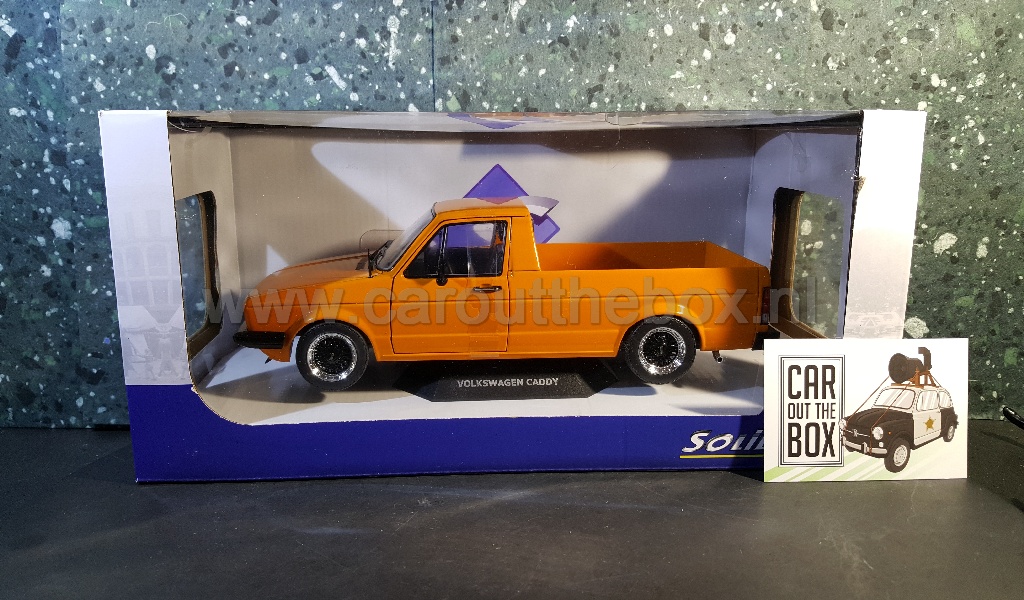 Volkswagen Caddy pick-up oranje 1:18 Solido - Afbeelding 7