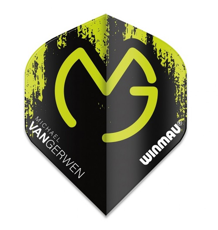 Winmau flight Michael van Gerwen mega STD zwart 6900-234 - nr. 1