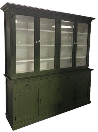 Buffetkast Haarlo Olijf groen - wit 220 x 220