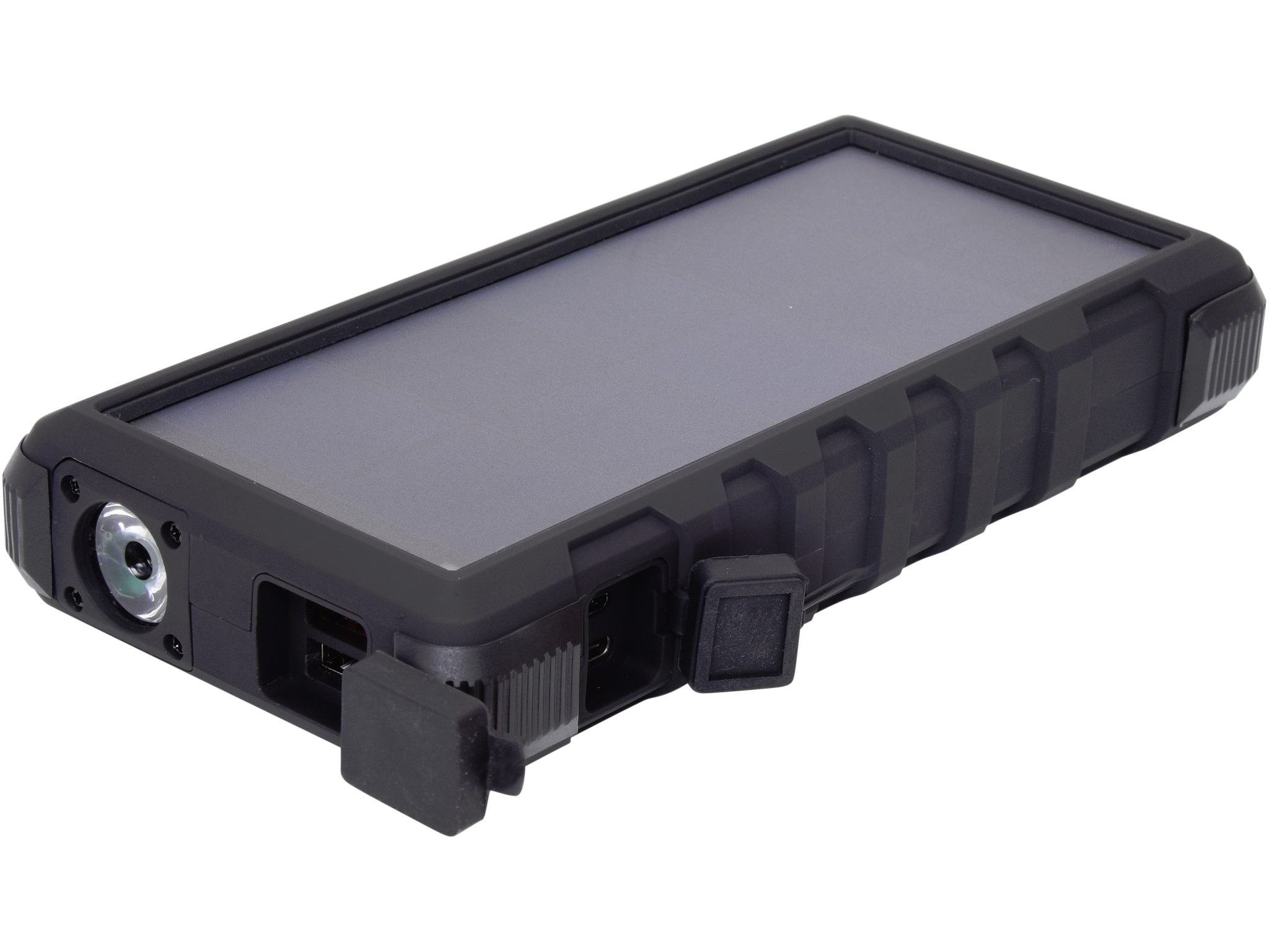 Outdoor Solar Powerbank 24000 draagbare batterij via USB-poort of ingebouwde zonnecellen opgeladen - Afbeelding 2