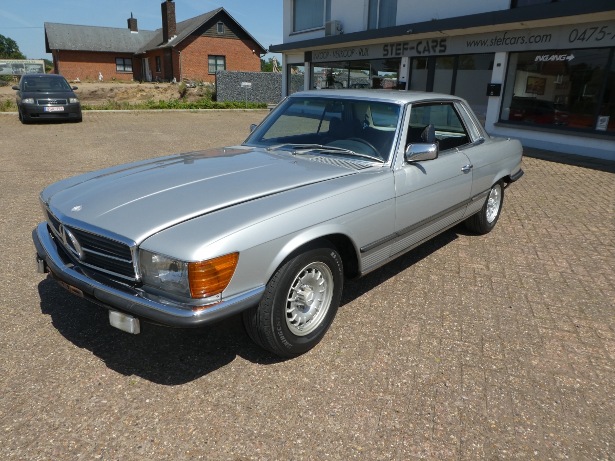 Mercedes 450 SLC schuurvondst