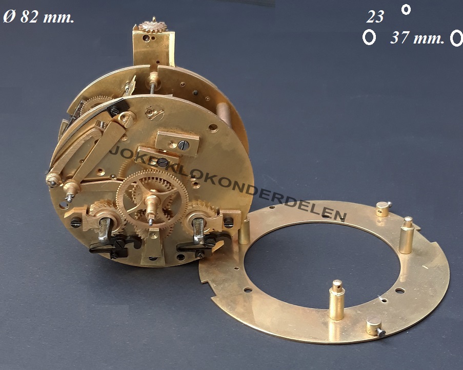 = Frans pendule uurwerk =oud=42255