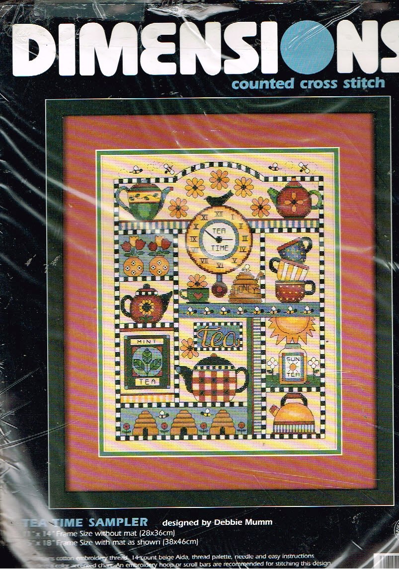 DIMENSIONS ZELDZAAM BORDUURPAKKET, TEA TIME SAMPLER