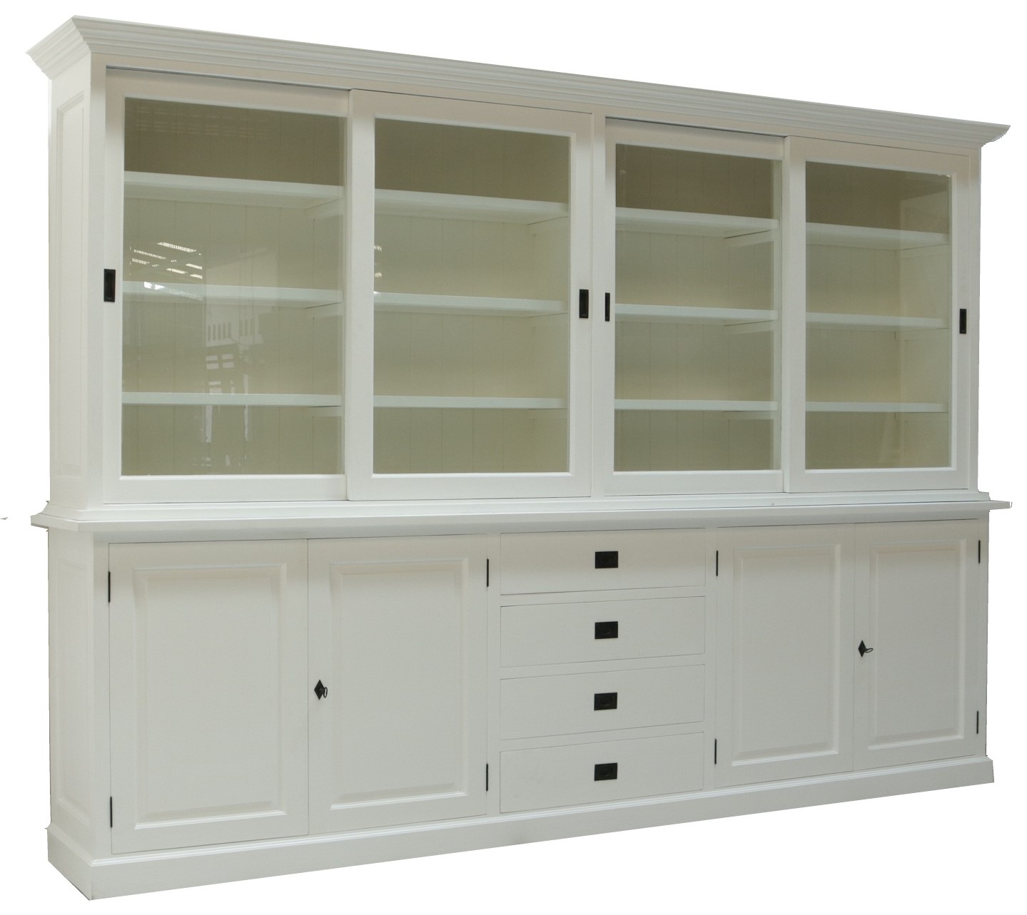 White wash buffetkast Zwaag XL wit - wit 300 x 45/40 x 220