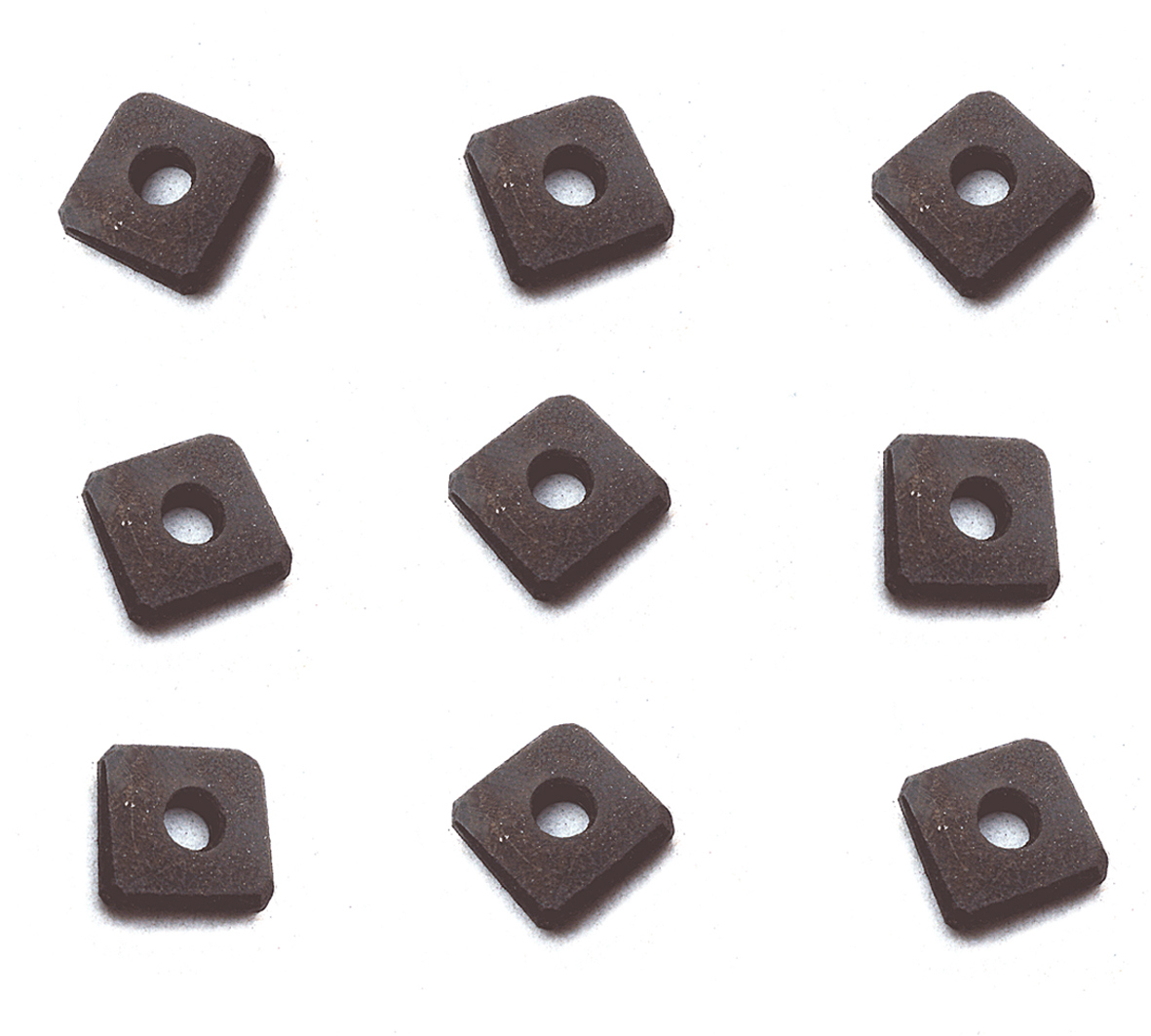 = comtoise= afstelmoer slingerlood = vierkant = dik 3 mm =