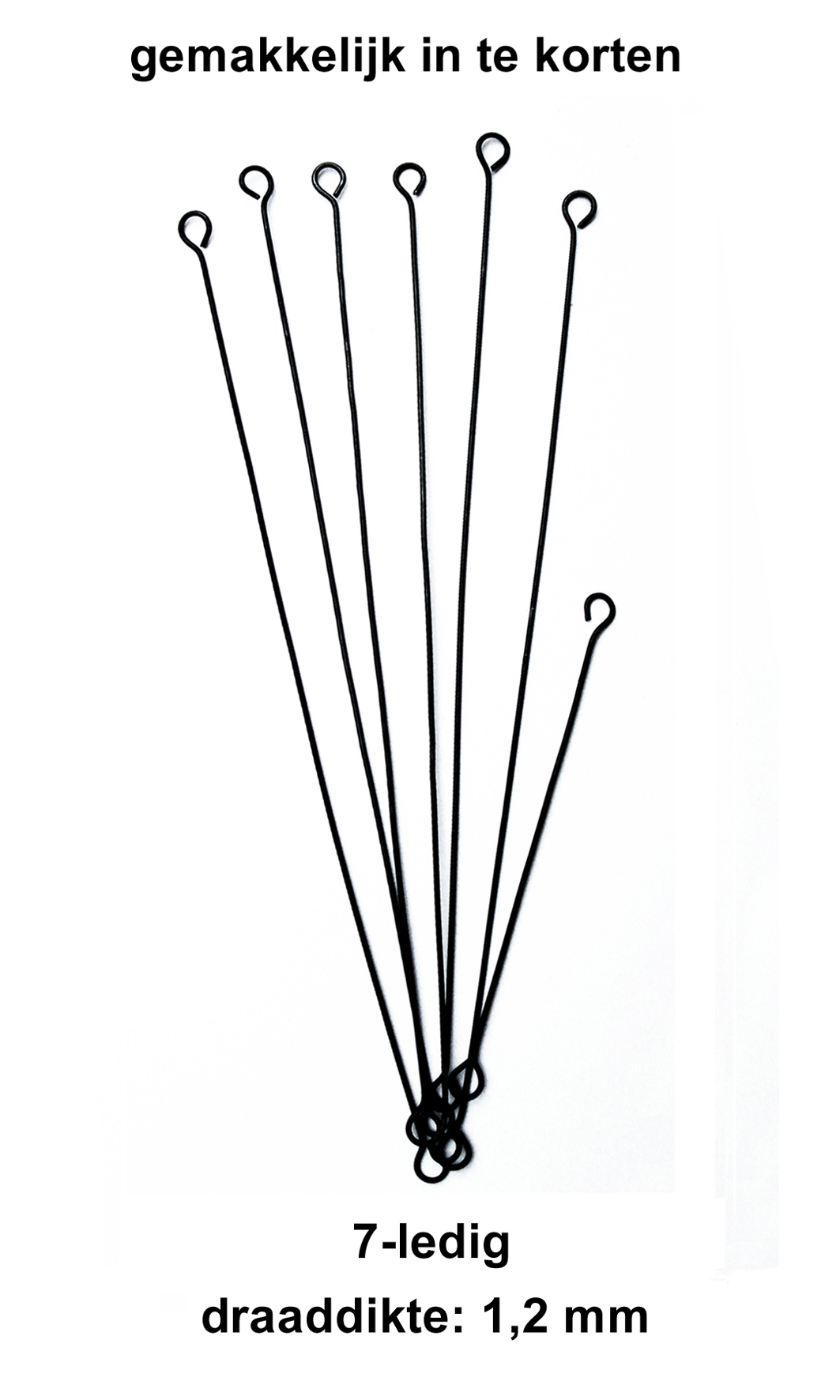 Draadketting, 7 ledig,voor draadketting, los, 1,2 mm