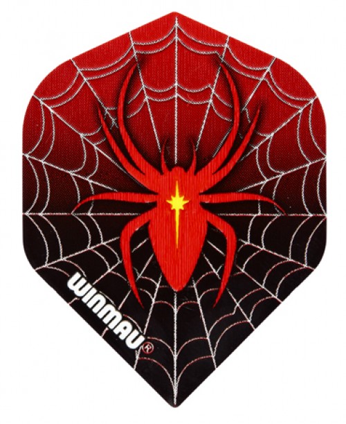 Dart flight Winmau Mega 6900 103 standaard Red Spider - nr. 1