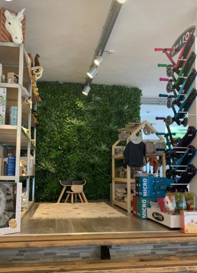 Wandmat Jungle kunststof 1x1meter, Volle dekking - nr. 1