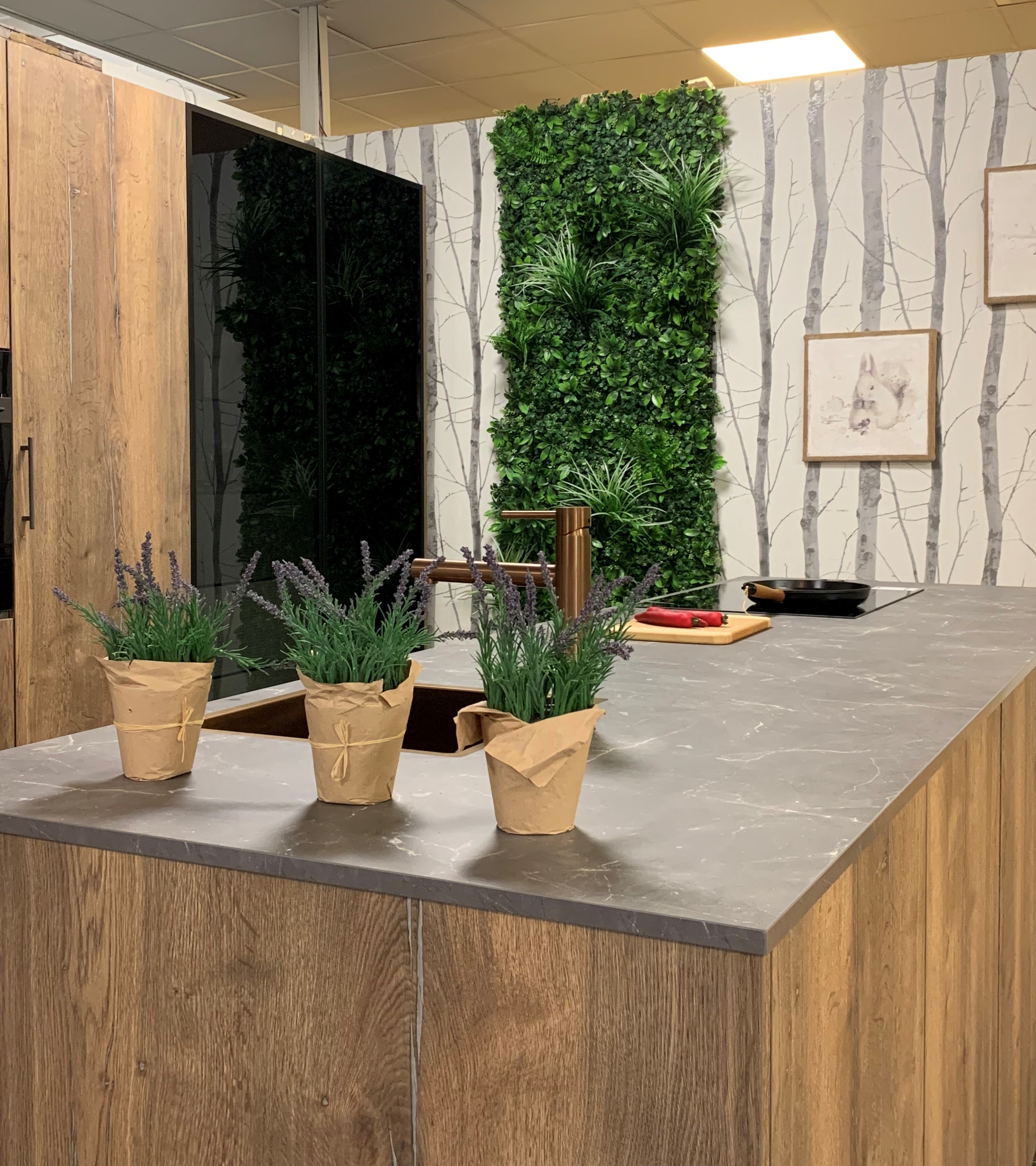 Wandmat Jungle kunststof 1x1meter, Volle dekking - Afbeelding 5
