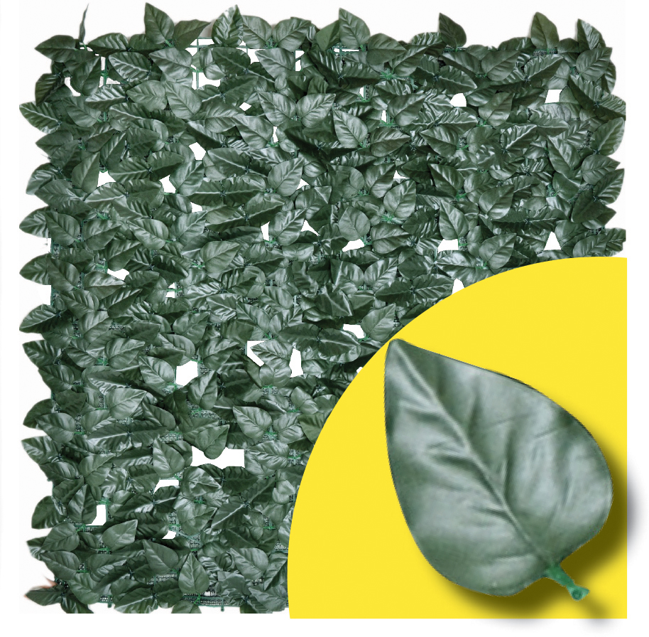 Kunsthaag Laurier Prunus op rol 1×3 meter, Fraaie decoratie - Afbeelding 2