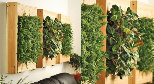 Plantenpotjes voor verticale tuin, donkergroen, 18x15x12.5cm - Afbeelding 4