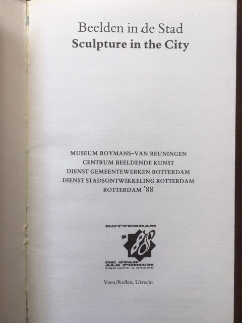 Beelden in de stad / Sculpture in the city Rotterdam - Afbeelding 3