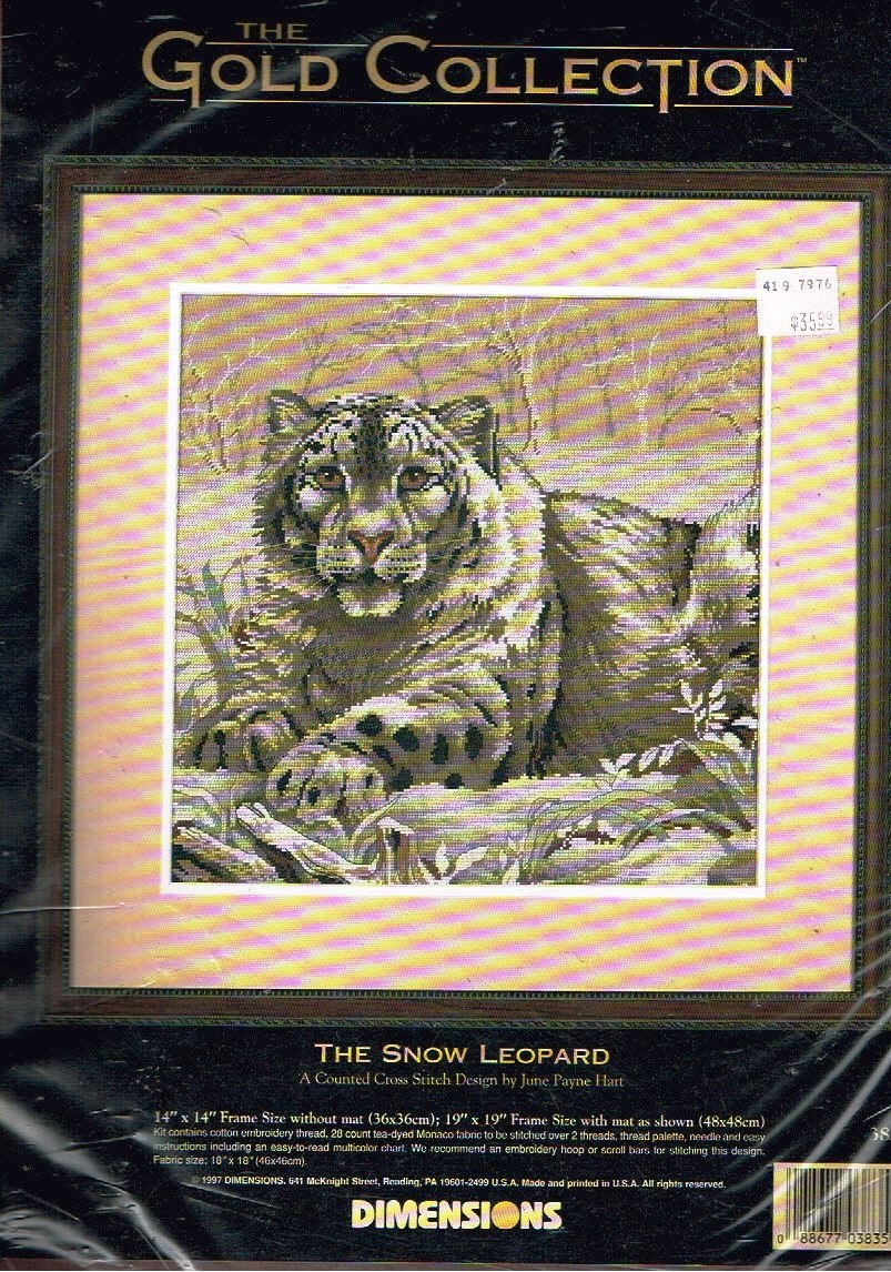 DIMENSIONS BORDUURPAKKET , THE SNOW LEOPARD - nr. 1