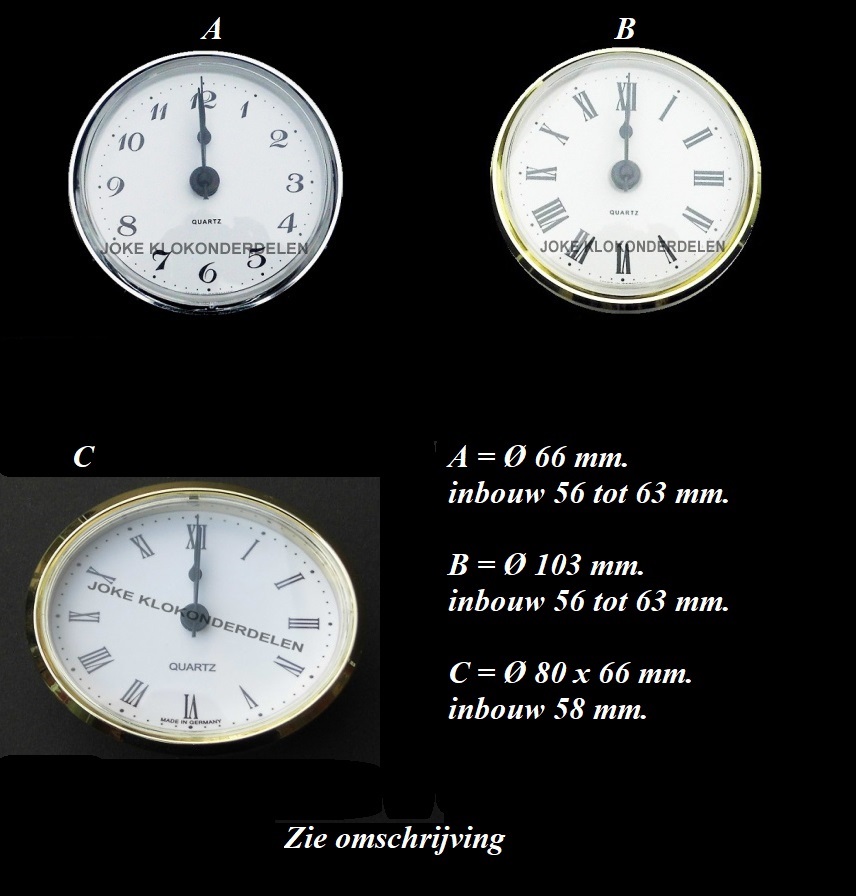 == Quartz Insteek uurwerkje =42161