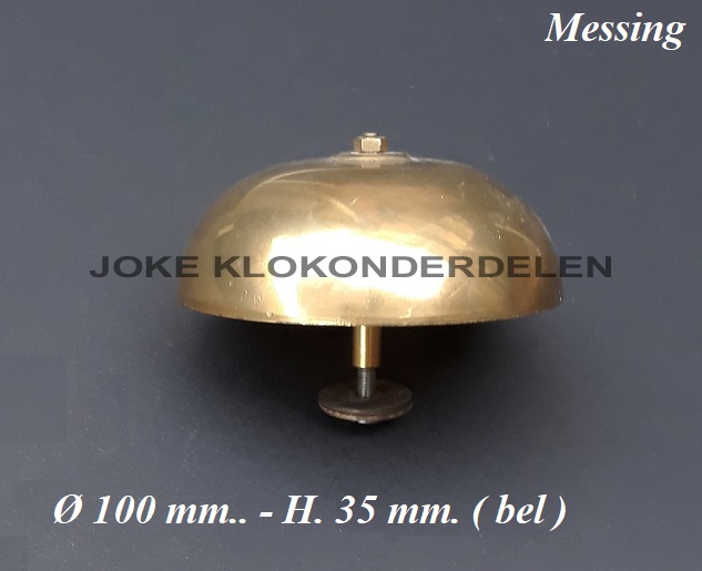 == Klok bel incl. steun = gebruikt =42293