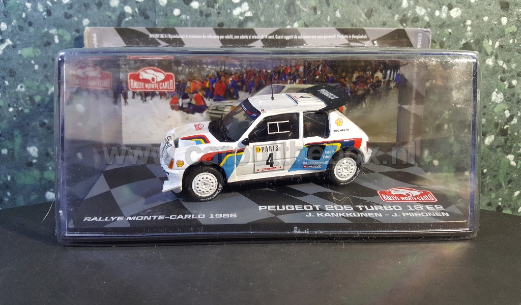 1986 Peugeot 205 turbo t16 1:43 Atlas - nr. 1