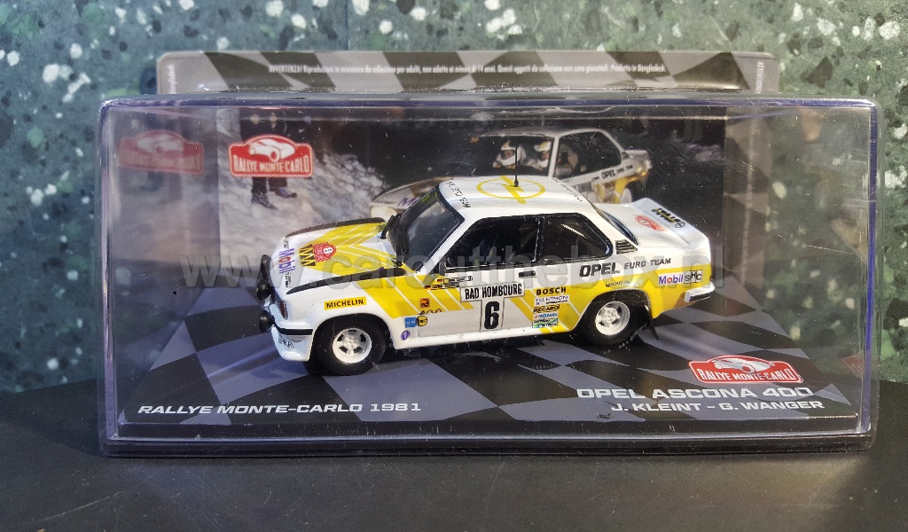 1981 Opel Ascona 400 #6 1:43 Atlas - nr. 1
