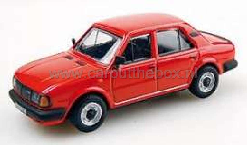 Skoda 120 LS oranje 1:43 Atlas - nr. 1