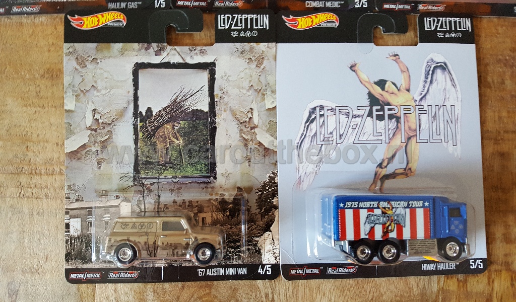 Hotwheels LED ZEPPELIN serie 1:64 Hotwheels - Afbeelding 3
