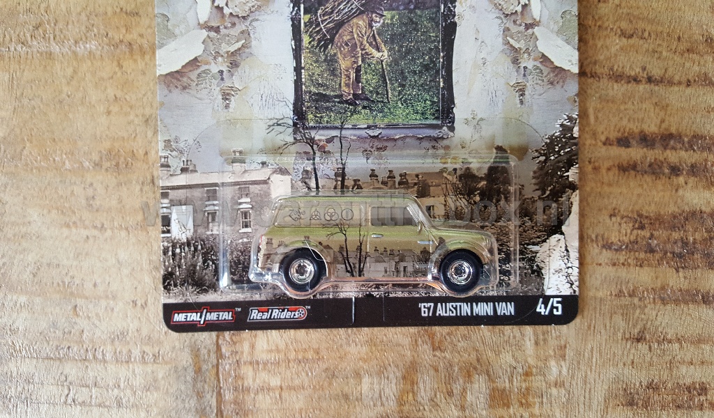 Hotwheels LED ZEPPELIN Austin Mini Van 1:64 Hotwheels - Afbeelding 2