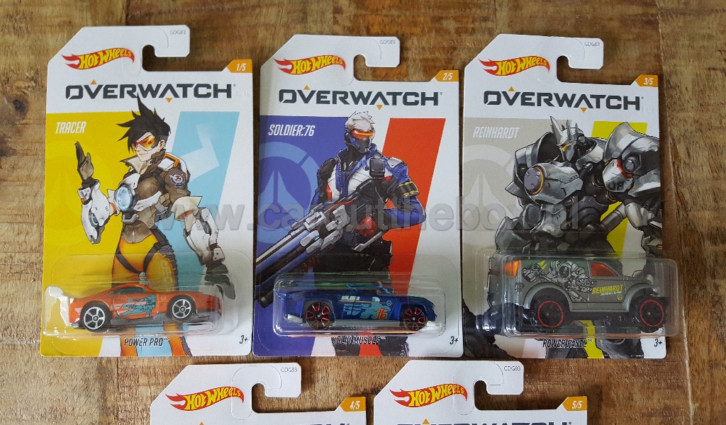 Hotwheels OVERWATCH GAMING serie 1:64 Hotwheels - Afbeelding 2