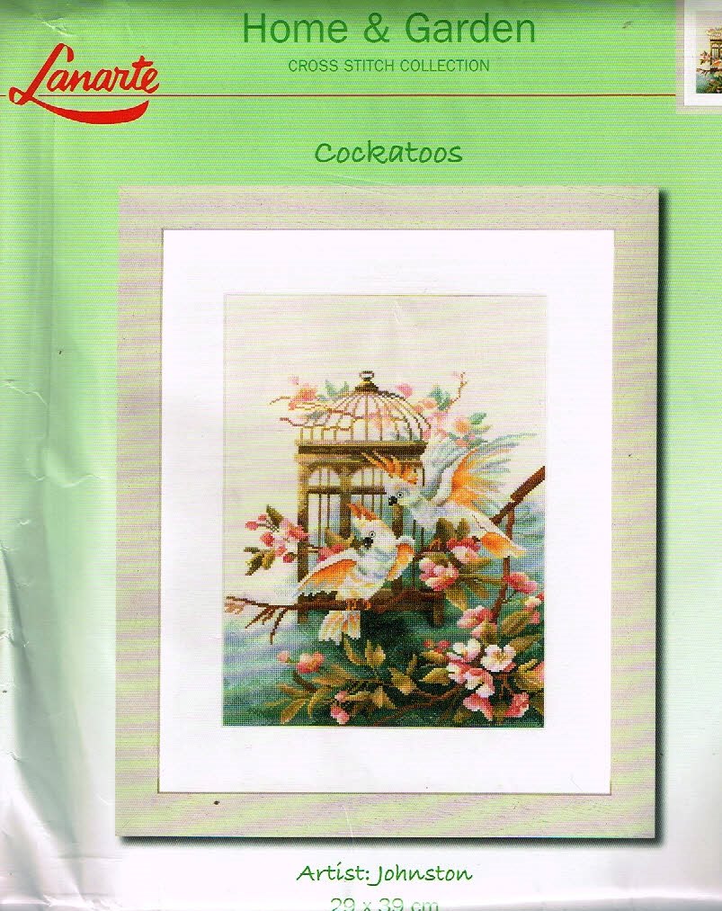 LANARTE BORDUURPAKKET, COCKATOOS 35033 - nr. 1