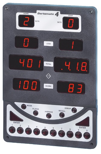 Dartsmate 4 digitaal scorebord darten - nr. 1