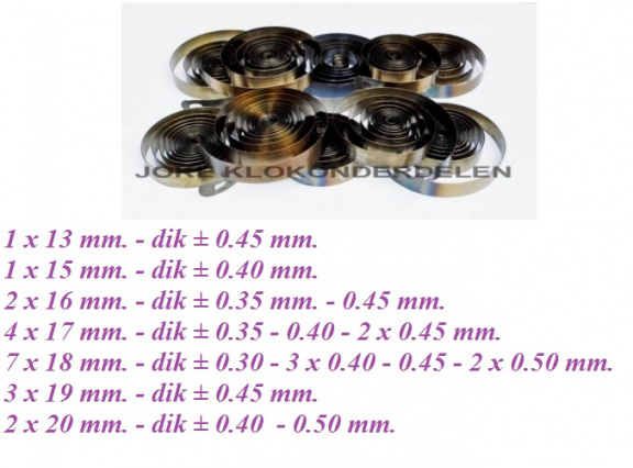 = 20 veren = maten zie foto 2 =38035 - Afbeelding 2