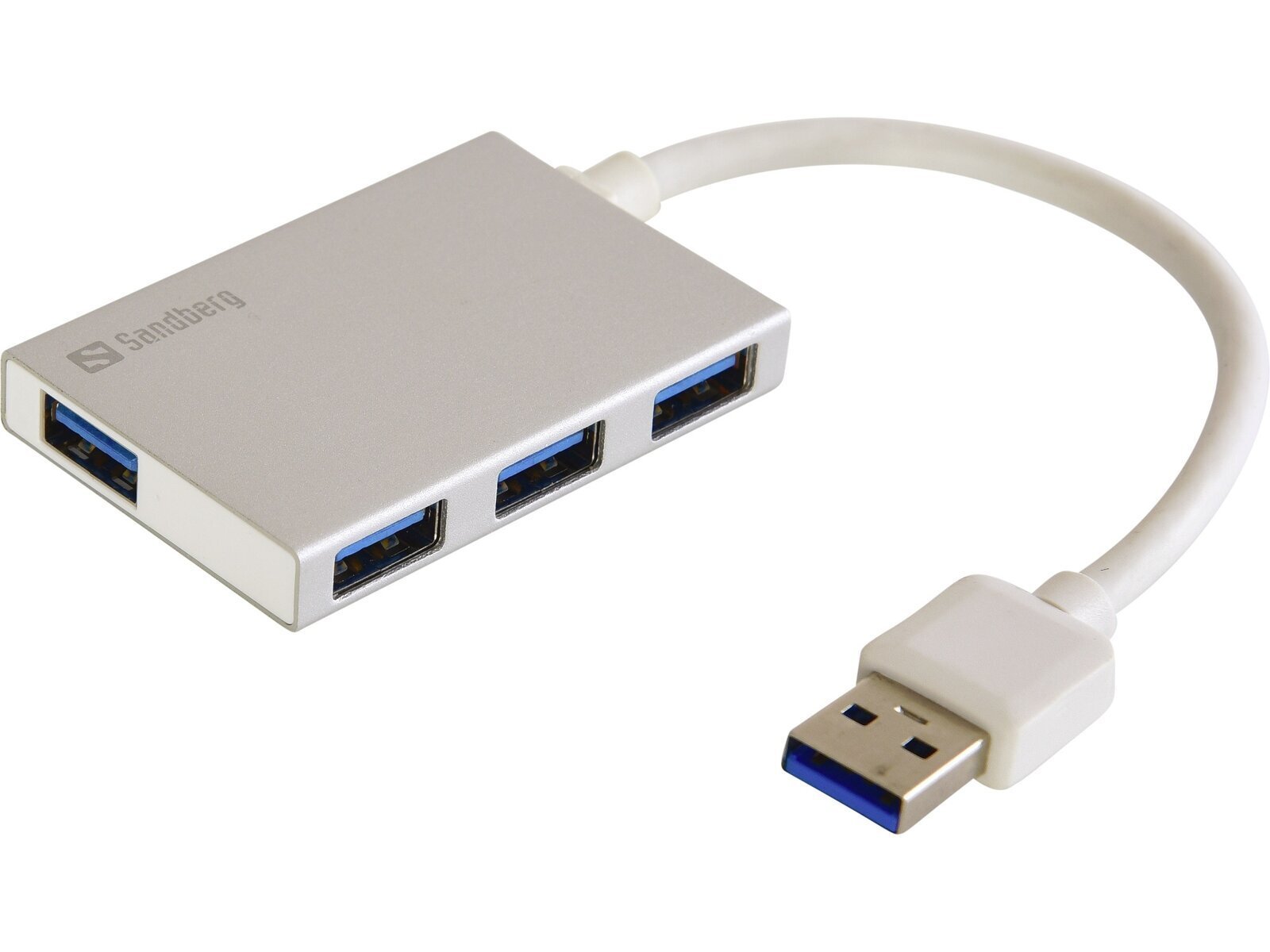 USB 3.0 Pocket Hub 4 ports aansluiting extra USB apparaten op laptop notebook of pc computer - Afbeelding 2
