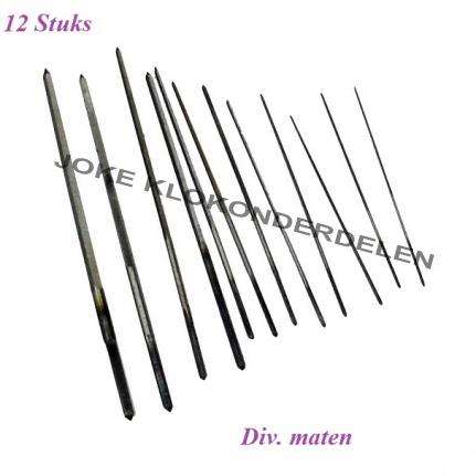 = Ruimers zonder heft = 12 stuks =32672