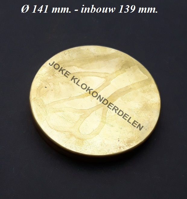 == Achter deksel pendule = oud =42308
