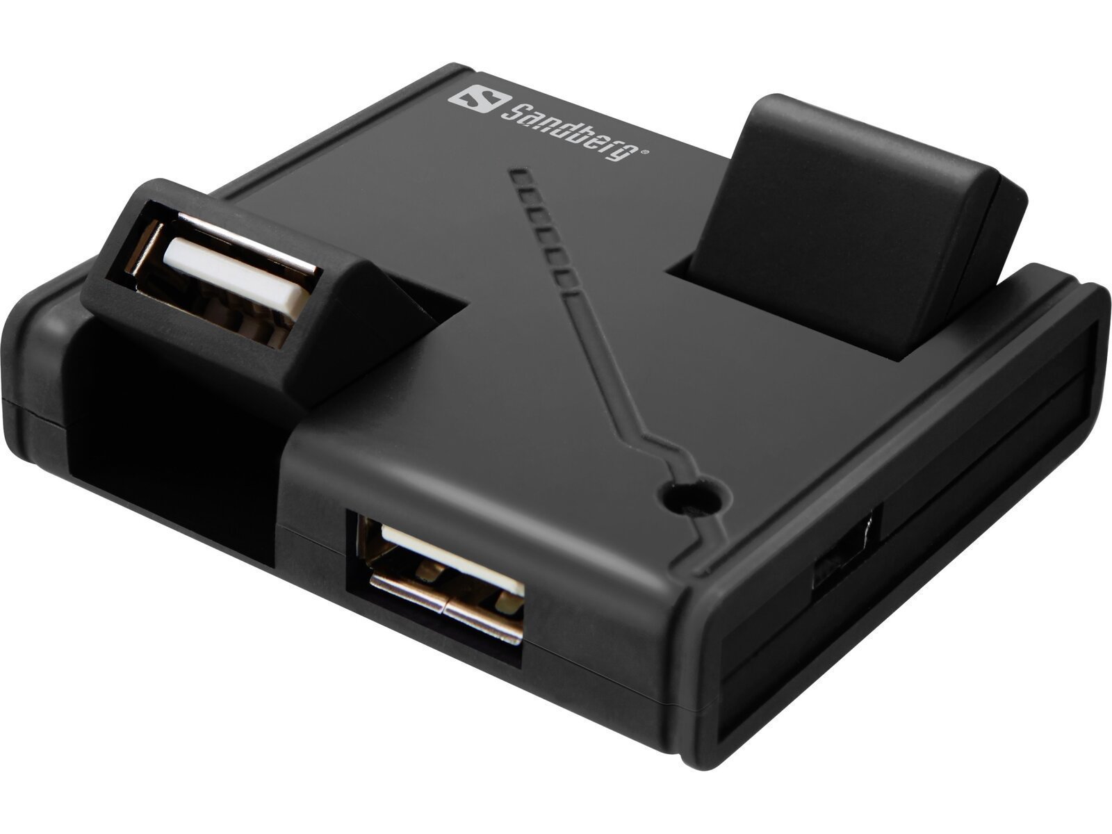 USB Hub 4 Ports aansluiten USB randapparatuur op computer - Afbeelding 2