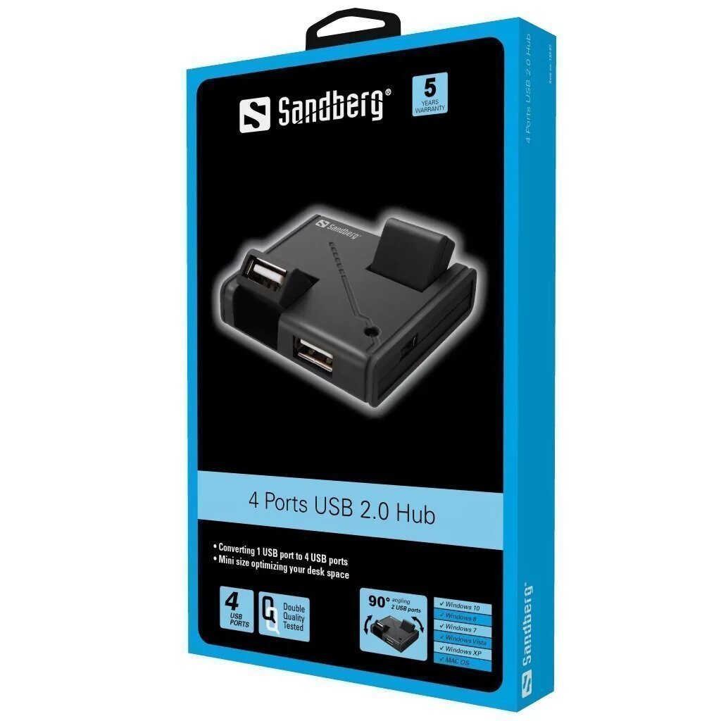 USB Hub 4 Ports aansluiten USB randapparatuur op computer - Afbeelding 4