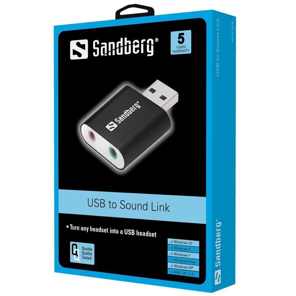 USB to Sound Link compacte externe USB-geluidskaart - Afbeelding 4