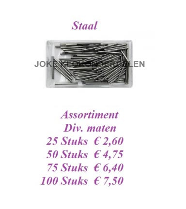 == Konische voorsteek stiften = staal =28825