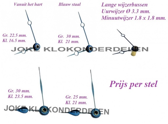 Wijzers = Carriage clocks =35082